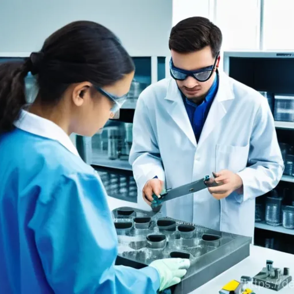 건설재료시험 자격증 시험 난이도 분석 - **Prompt:** A diverse group of young and engaged civil engineering material testers, both male and f...